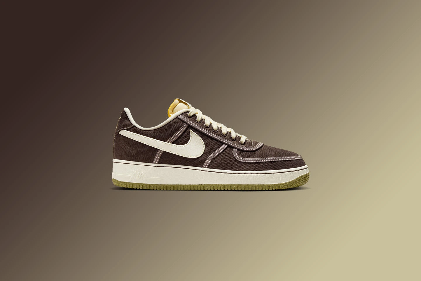 Nike Air Force 1 '07 Premium - Baroque Brown/Coconut Milk/Pacific Moss 4 Nike Air Force 1 '07 Premium - Baroque Brown/Coconut Milk/Pacific Moss - Image 2
