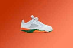 Air Jordan 5 Retro Low (GS) - Football Grey/Brilliant Orange/Pine Green 11 Air Jordan 5 Retro Low (GS) - Football Grey/Brilliant Orange/Pine Green -Feature Clothing AirJordan5RetroLow GS FootballGrey BrilliantOrange PineGreen DESKTOP RELEASES