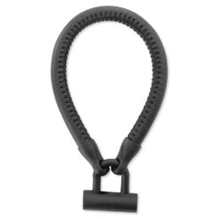 Ambush Bike Lock Leather Bracelet - Black/Black
