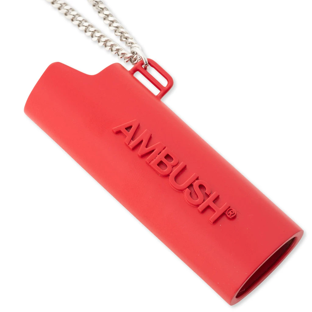 Ambush Logo Lighter Case Necklace L - Red 4 Ambush Logo Lighter Case Necklace L - Red - Image 2