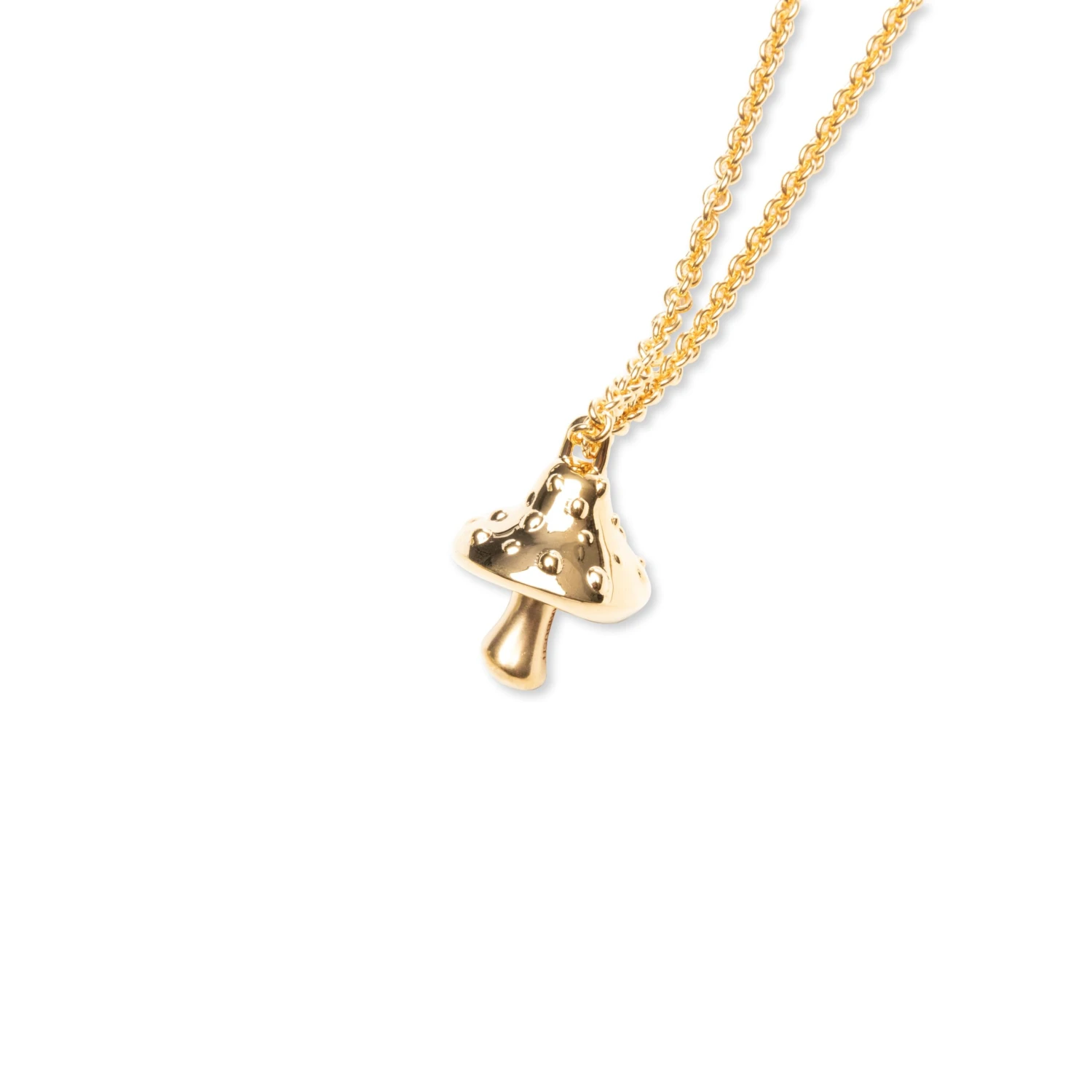 Ambush Mushroom Charm Necklace - Gold 4 Ambush Mushroom Charm Necklace - Gold - Image 2