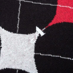 Arglye Knit Cardigan - Black -Feature Clothing Arglye Knit Cardigan Black AWK SP24 KN002 BLK RV 94