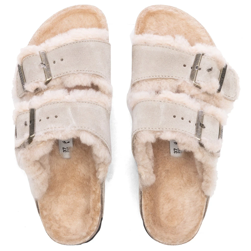 Birkenstock Women's Arizona Shearling - Taupe 6 Birkenstock Women's Arizona Shearling - Taupe - Image 4