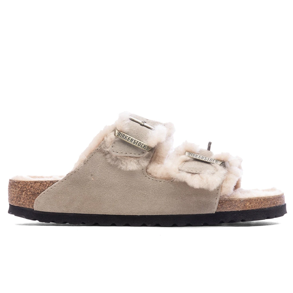 Birkenstock Women's Arizona Shearling - Taupe 3 Birkenstock Women's Arizona Shearling - Taupe