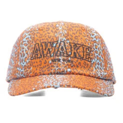 Awake Military Logo 6 Panel Hat - Printed Leopard