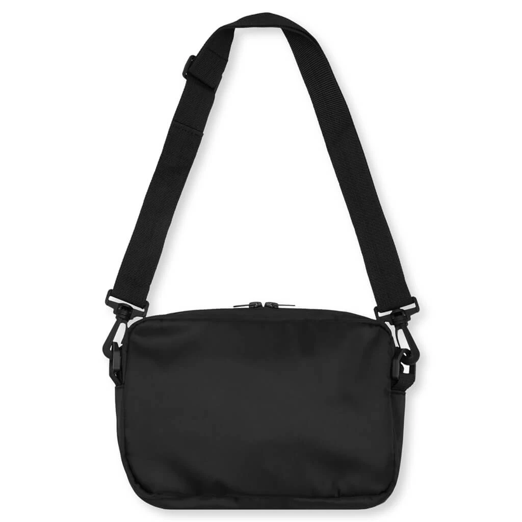 Canvas Logo Messenger Bag - Black 4 Canvas Logo Messenger Bag - Black - Image 2