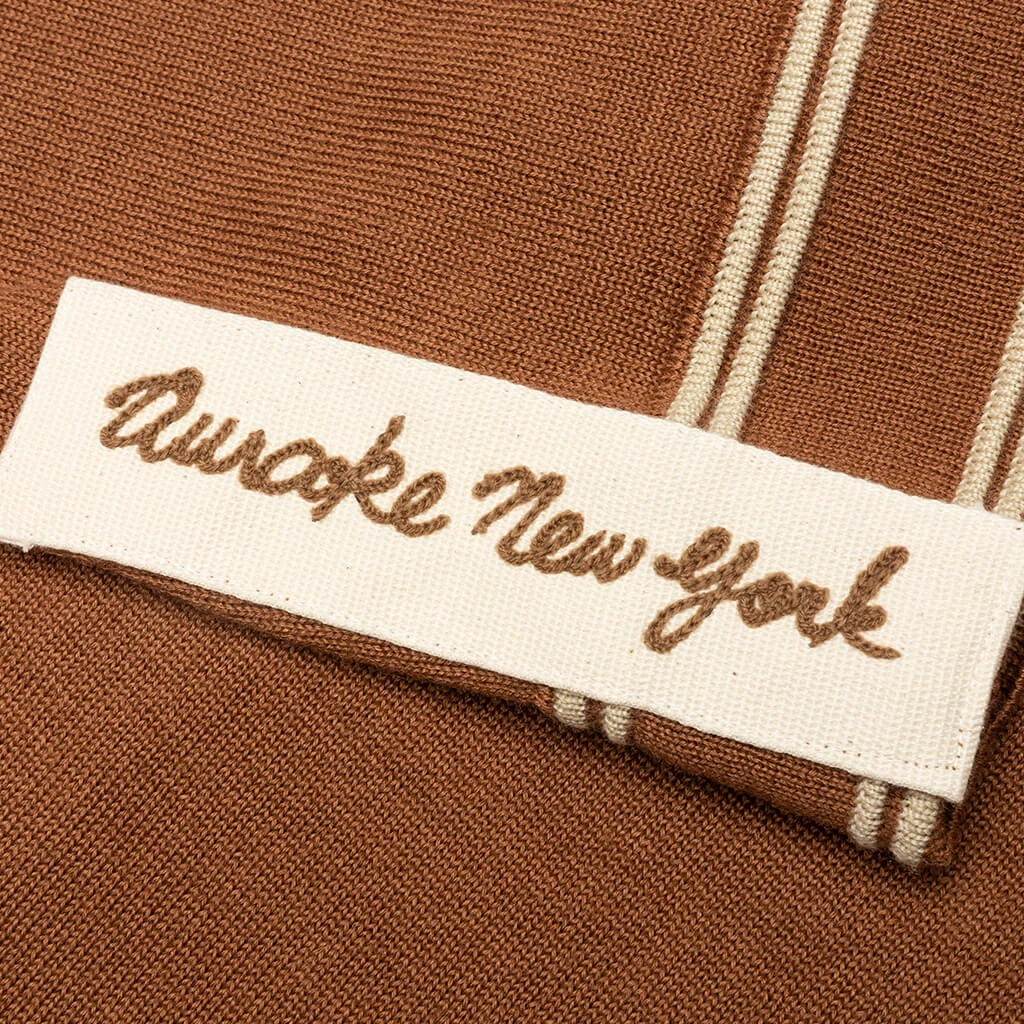 Fine Gauge Knit Cardigan - Brown 7 Fine Gauge Knit Cardigan - Brown - Image 5