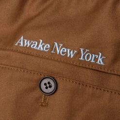 Lightweight Wool Elasticated Woven Pant - Brown -Feature Clothing Awake NY Lightweight Wool Elasticated Woven Pant Brown AWK SP23 PA002 BRO 05 28 23 Feature KN 5