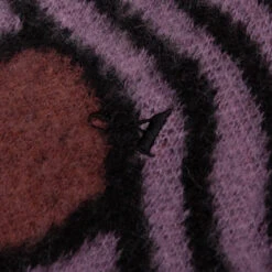 Wavy Jacquard Mohair Cardigan - Pink/Rust 11 Wavy Jacquard Mohair Cardigan - Pink/Rust -Feature Clothing Awake NY Wavy Jacquard Mohair Cardigan Pink Rust AWK SP23 KN001 PIN 05 31 23 Feature KN 8