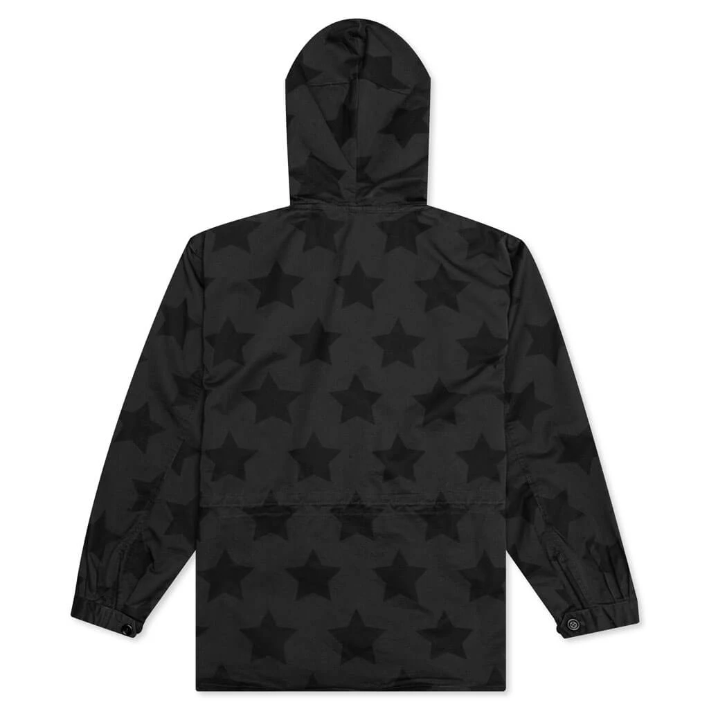 Awake Star Printed Anorak - Charcoal/Black 4 Awake Star Printed Anorak - Charcoal/Black - Image 2