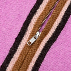 Awake Striped Mohair Cardigan - Pink -Feature Clothing Awake Striped Mohair Cardigan Pink AWK FW21 KN004 PIN 11 10 2021 01 4
