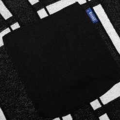 Awake Windowpane Short Sleeve Cardigan - Black/White -Feature Clothing Awake Windowpane Short Sleeve Cardigan Black White AWK SP22 SW003 BLK 07 25 22 Feature NIKKA 2