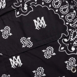 Amiri Bandana Paisley Swim Trunk - Black -Feature Clothing Bandana Paisley Swim Trunk Black PF23MSB011 001 06 19 23 Feature DV 8