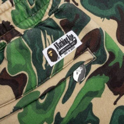 Bape Art Camo Sweat Shorts - Green -Feature Clothing Bape Art Camo Sweat Shorts Green 001SPJ801055IGRN 09 13 23 Feature VR 6