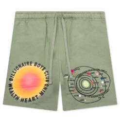 Billionaire Boys Club BB Aura Shorts - Oil Green