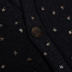 Beaded Cardigan - Black 10 Beaded Cardigan - Black -Feature Clothing Beaded Cardigan Black HTG250365 BLK 08 14 25 Feature VR 8