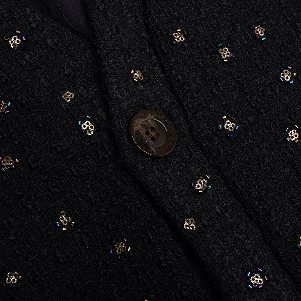 Beaded Cardigan - Black 6 Beaded Cardigan - Black - Image 4