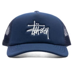Stussy Big Basic Trucker Cap - Dark Blue