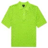 Stussy Big Mesh Polo Sweater - Lime 2 Stussy Big Mesh Polo Sweater - Lime -Feature Clothing Big Mesh Polo Sweater Lime 117178 LIME 06 15 23 Feature KN