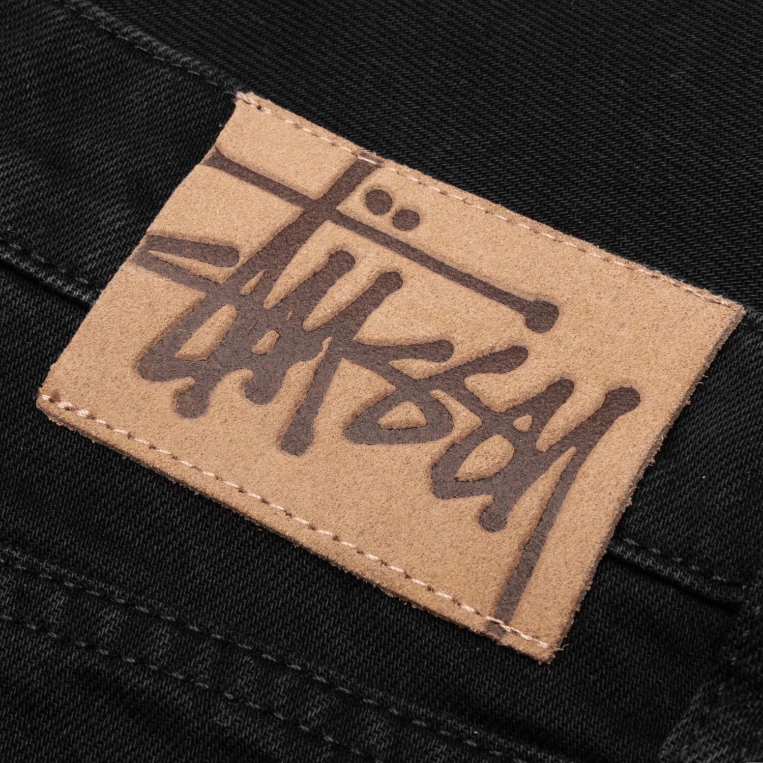 Stussy Big Ol Shorts Denim - Black 6 Stussy Big Ol Shorts Denim - Black - Image 4