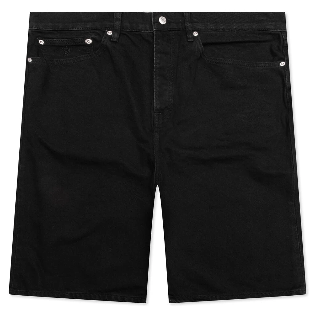 Stussy Big Ol Shorts Denim - Black 3 Stussy Big Ol Shorts Denim - Black