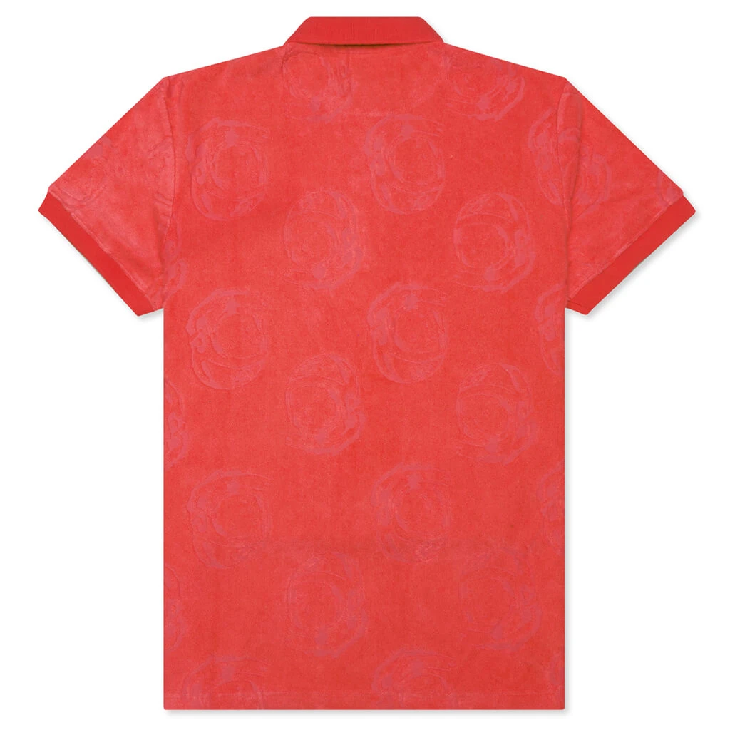 Billionaire Boys Club BB Gravity S/S Polo - Rogue Red 4 Billionaire Boys Club BB Gravity S/S Polo - Rogue Red - Image 2