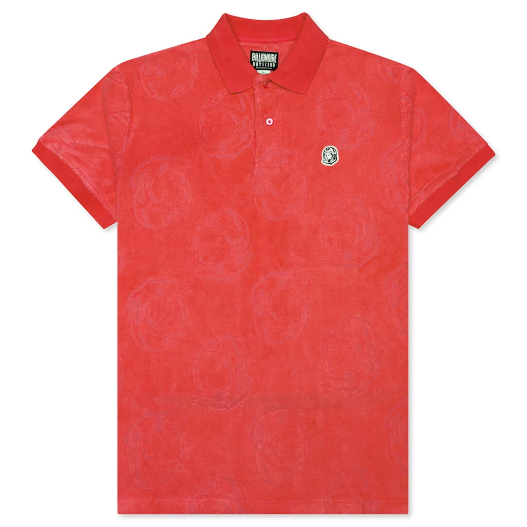 Billionaire Boys Club BB Gravity S/S Polo - Rogue Red 3 Billionaire Boys Club BB Gravity S/S Polo - Rogue Red