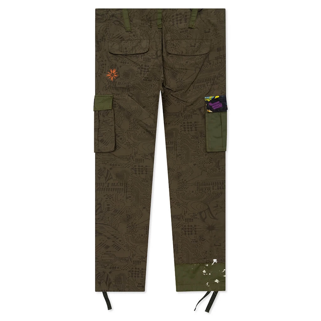Billionaire Boys Club BB Motherboard Pant - Calliste Green 4 Billionaire Boys Club BB Motherboard Pant - Calliste Green - Image 2