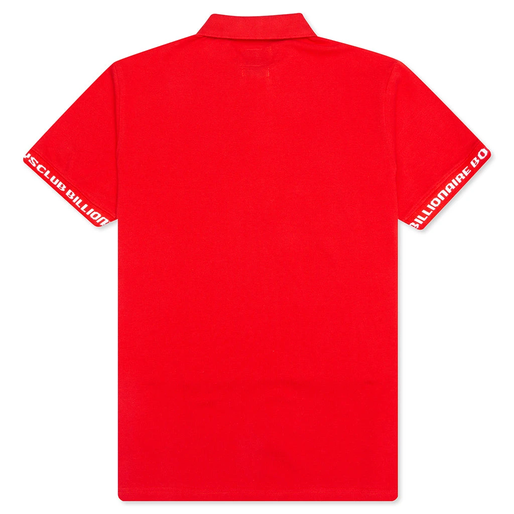 Billionaire Boys Club BB Pilot S/S Polo - High Risk Red 4 Billionaire Boys Club BB Pilot S/S Polo - High Risk Red - Image 2
