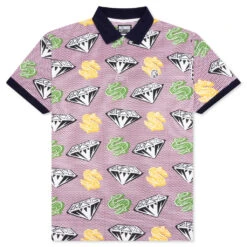 Billionaire Boys Club Billlionaire Boys Club BB Spotted S/S Polo - Bleach White