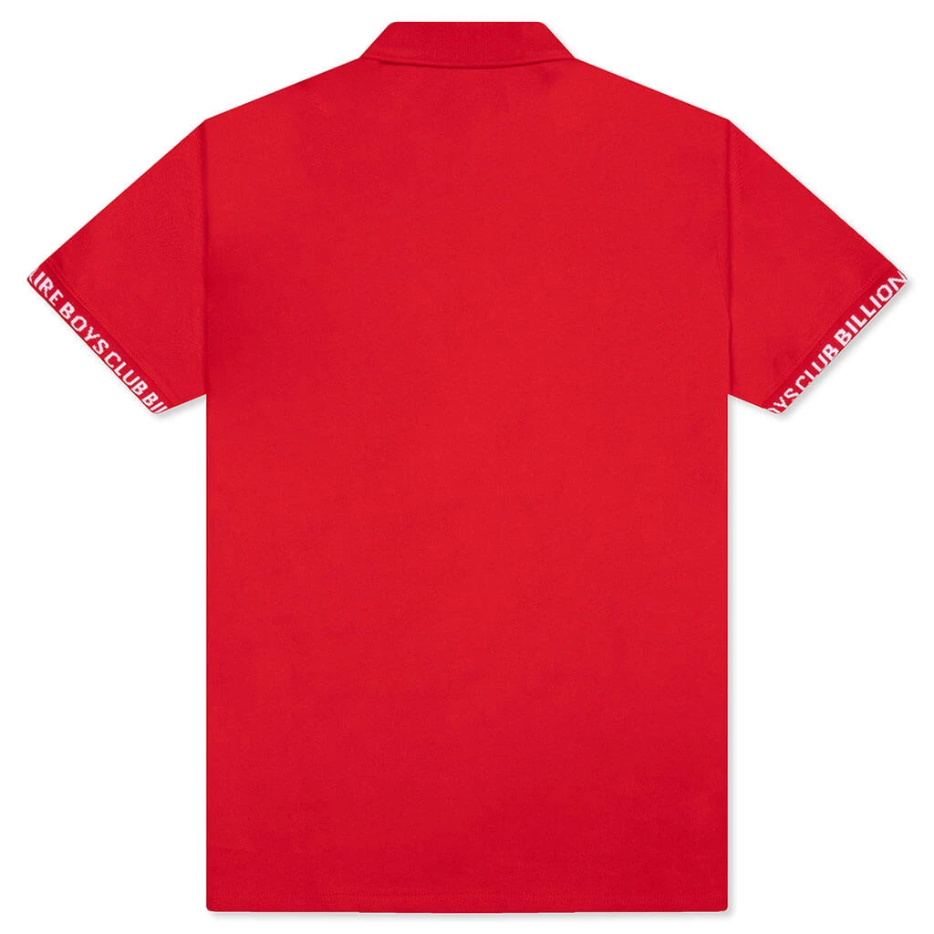 Billionaire Boys Club Cockpit S/S Polo - Red 4 Billionaire Boys Club Cockpit S/S Polo - Red - Image 2
