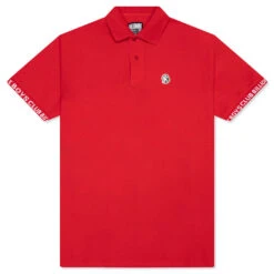 Billionaire Boys Club Cockpit S/S Polo - Red