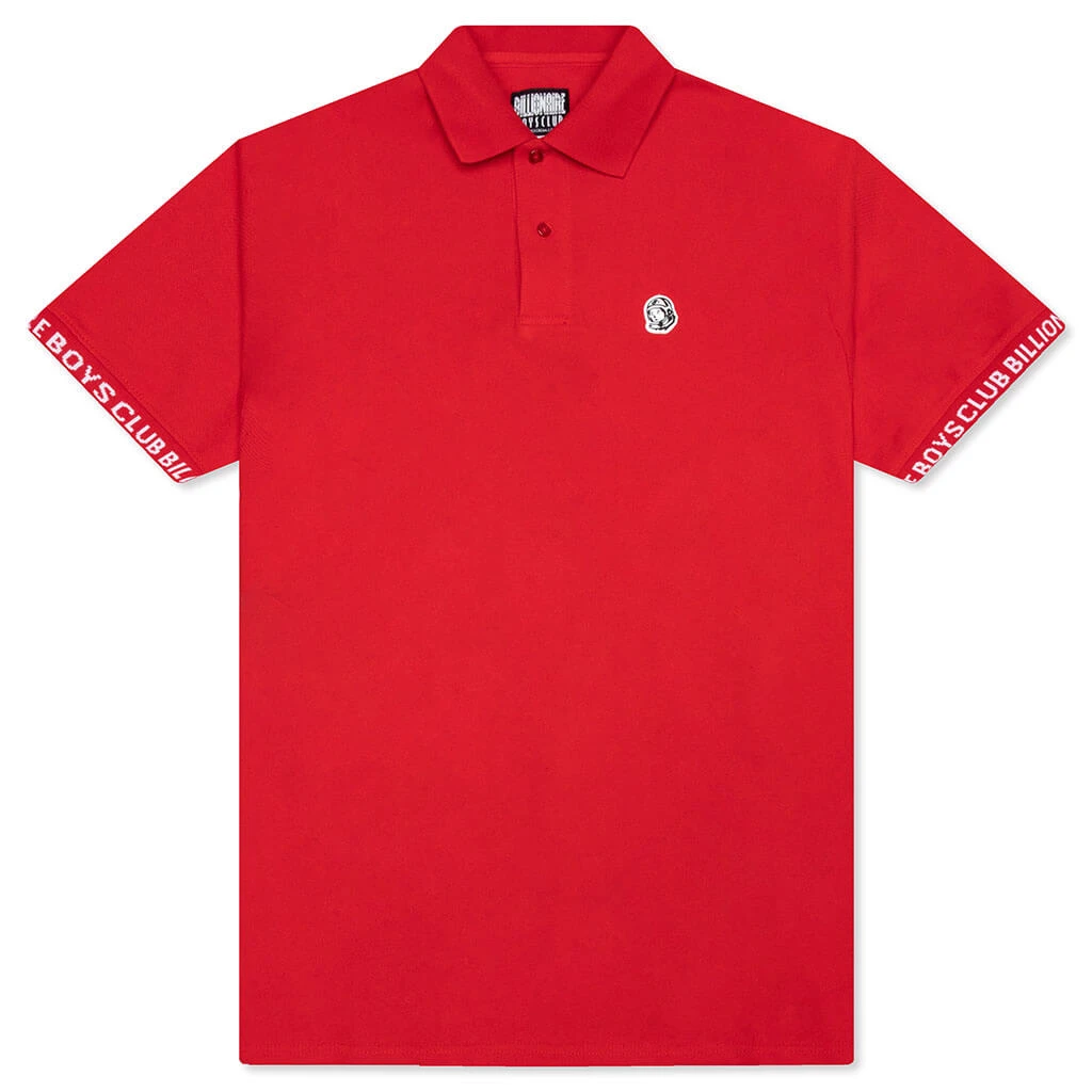 Billionaire Boys Club Cockpit S/S Polo - Red 3 Billionaire Boys Club Cockpit S/S Polo - Red