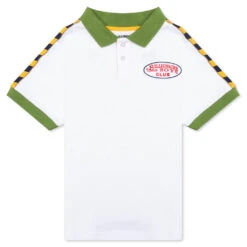 Billionaire Boys Club Kids BB Peak S/S Polo - White