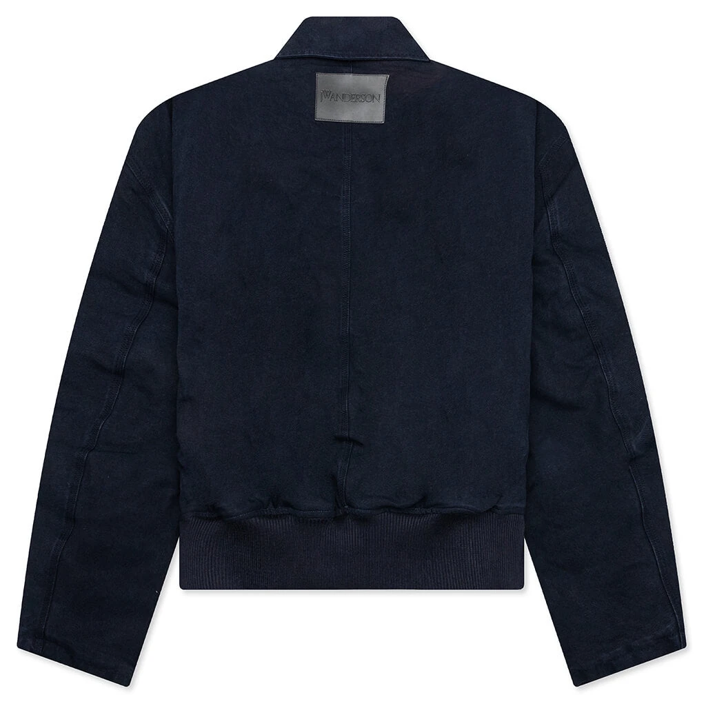 JW Anderson Cotton Canvas Blouson - Navy 4 JW Anderson Cotton Canvas Blouson - Navy - Image 2