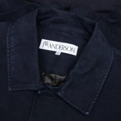 JW Anderson Cotton Canvas Blouson - Navy 9 JW Anderson Cotton Canvas Blouson - Navy -Feature Clothing Blouson Navy JK0320 PG1577 888 08 02 24 Feature JP 6