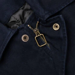 JW Anderson Cotton Canvas Blouson - Navy 10 JW Anderson Cotton Canvas Blouson - Navy -Feature Clothing Blouson Navy JK0320 PG1577 888 08 02 24 Feature JP 7