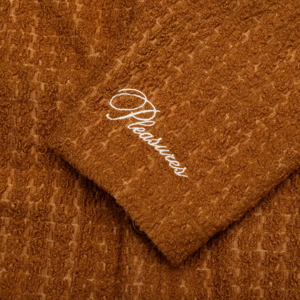 Pleasures Boredom Cardigan - Brown 7 Pleasures Boredom Cardigan - Brown - Image 5