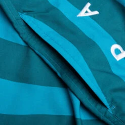 Aqua Weed Waves Swim Shorts - Greek Blue/Teal -Feature Clothing By Parra Aqua Weed Waves Swim Shorts Greek Blue Teal 49445 05 03 23 Feature MG 7