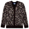 Leopard Cardigan - Brown/Black 1 Leopard Cardigan - Brown/Black -Feature Clothing Cardigan Brown Black