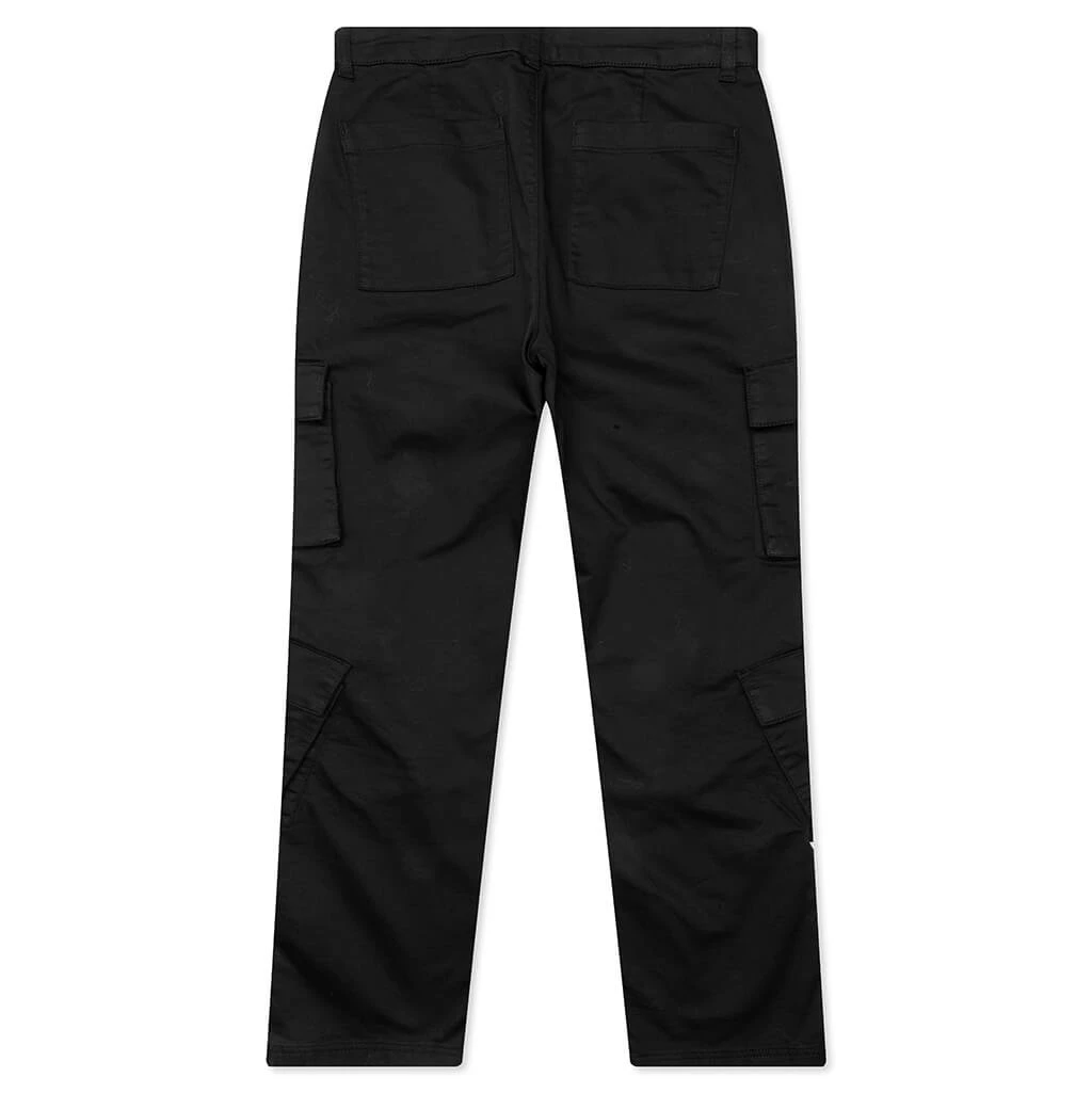 Represent Cargo Pant - Jet Black 4 Represent Cargo Pant - Jet Black - Image 2