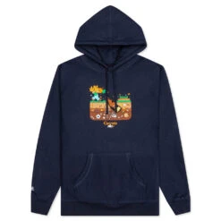 Carrots By Backyard Hoodie - Navy