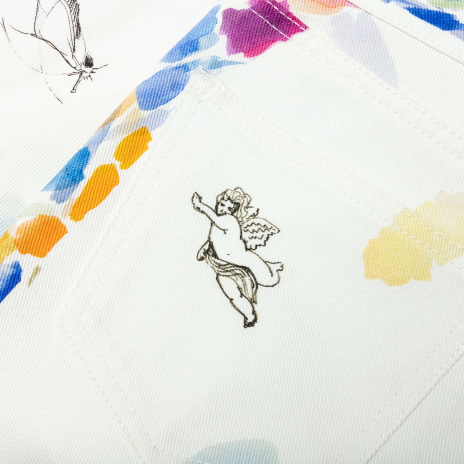 Casablanca Printed Straight Leg Jeans - Work In Progress 6 Casablanca Printed Straight Leg Jeans - Work In Progress - Image 4