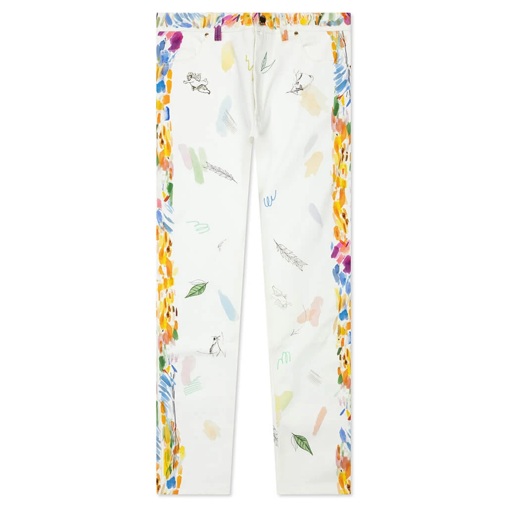 Casablanca Printed Straight Leg Jeans - Work In Progress 3 Casablanca Printed Straight Leg Jeans - Work In Progress