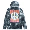 Chinatown Peace Earth Logo Hoodie - Black Tie-Dye -Feature Clothing Chinatown Market Peace On Earth Logo Hoodie Black Tie Dye 1970166 BLK 07 21 2021 01