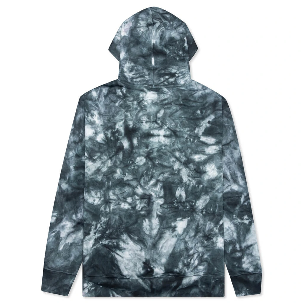 Chinatown Peace Earth Logo Hoodie - Black Tie-Dye 4 Chinatown Peace Earth Logo Hoodie - Black Tie-Dye - Image 2