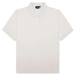 Stussy Classic Pique Polo - Off White