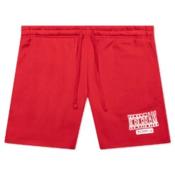 College Sweatshorts - Haute Red