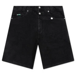Pleasures Collision Jorts - Faded Black