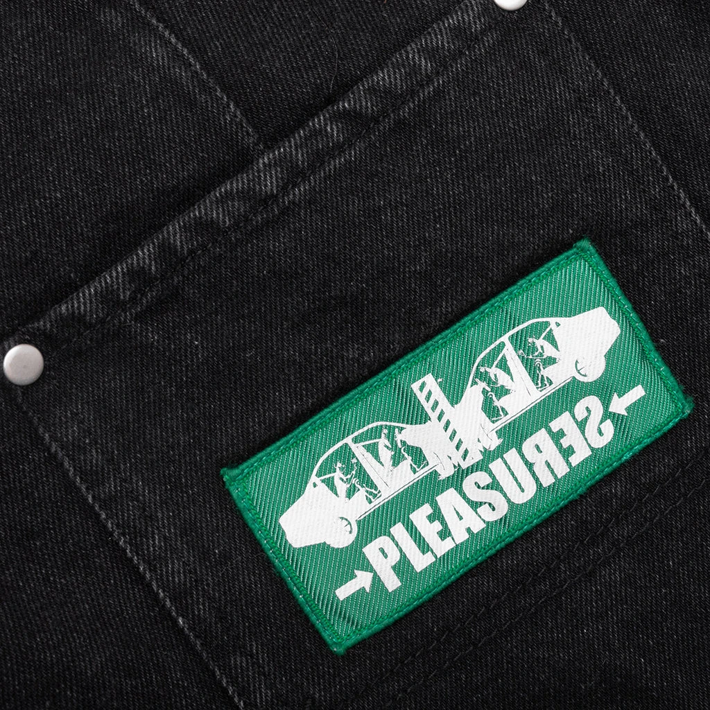 Pleasures Collision Jorts - Faded Black 6 Pleasures Collision Jorts - Faded Black - Image 4